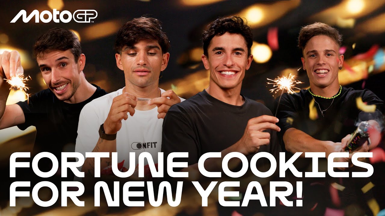 The MotoGP riders' Fortune Cookies and New Year Wishes! 🥠💫