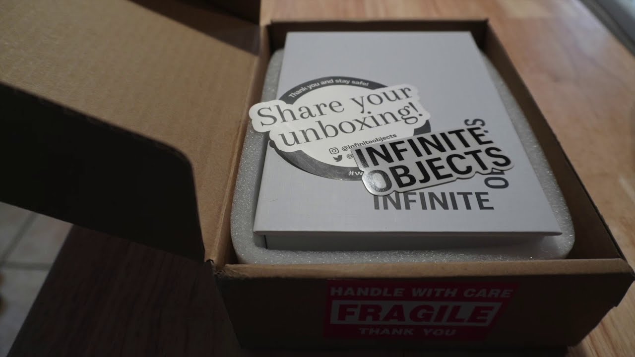 Unboxing 'InfiniteObjects' CryptoArt NFT Ethereum Token Display