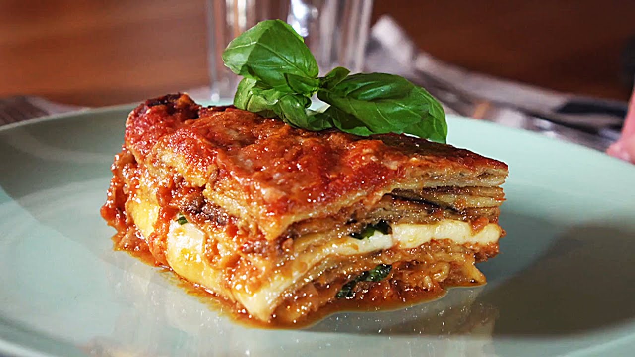 Authentic Italian Aubergine Parmigiana
