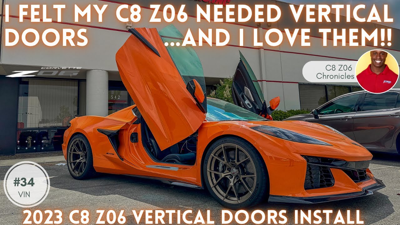 C8 Z06 | New Vertical Doors | 4K