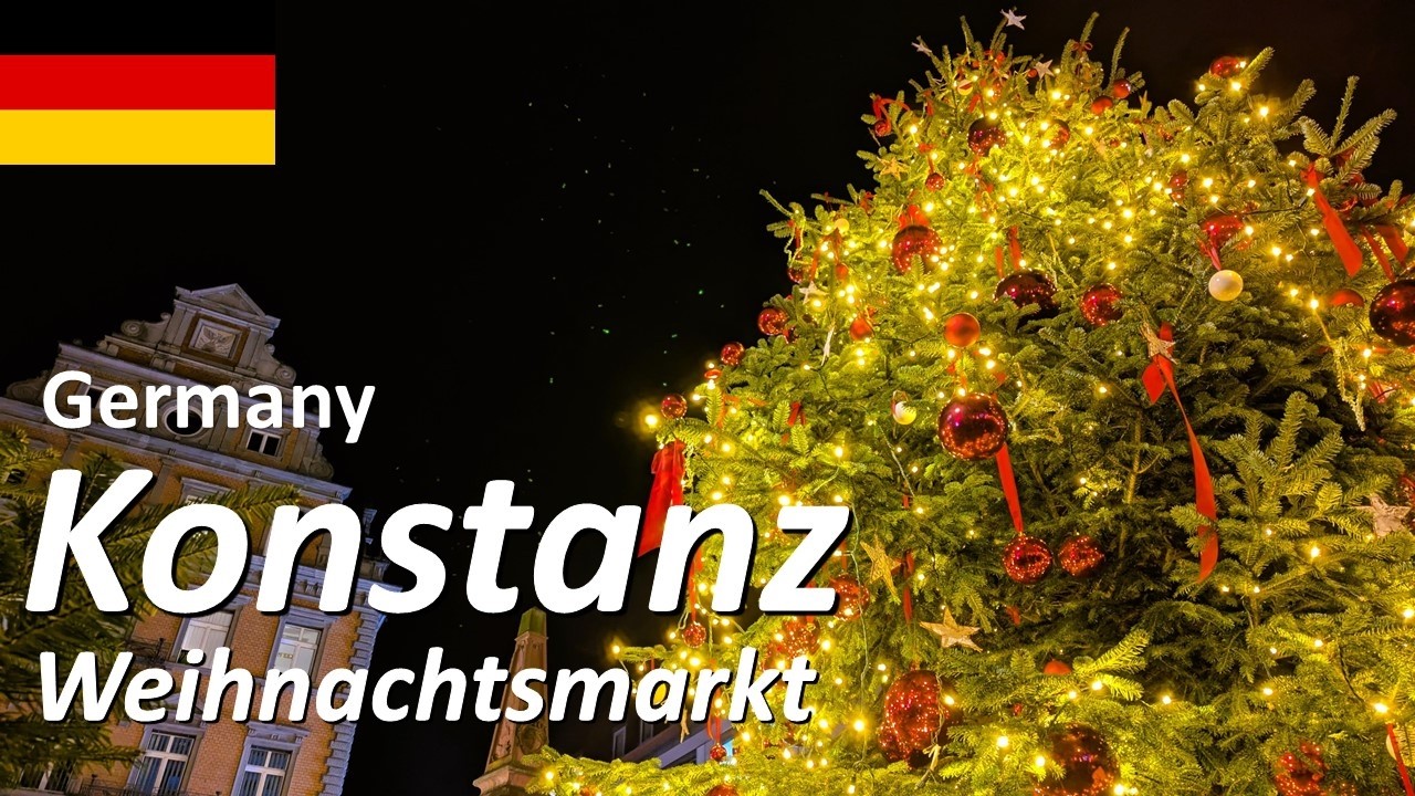 【Konstanz Weihnachtsmarkt】🇩🇪Magical Christmas Market on the shores of Lake Constance in Germany