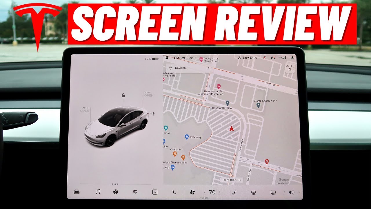 2021 Tesla Screen Review & Full Walkthrough | Tesla Model 3 & Y