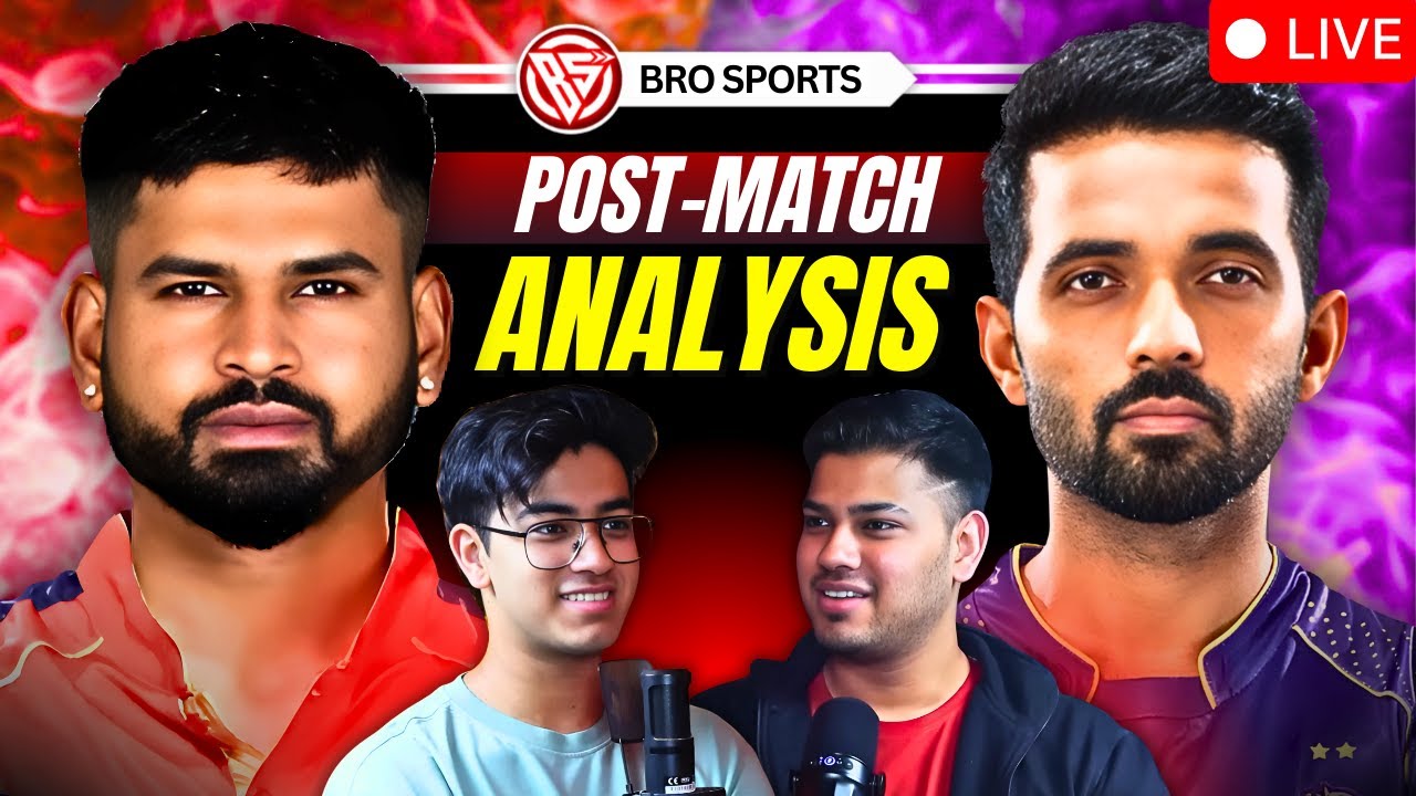 PBKS vs KKR Live Post-Match Analysis & Review ft IPL 2025 | Bro Sports