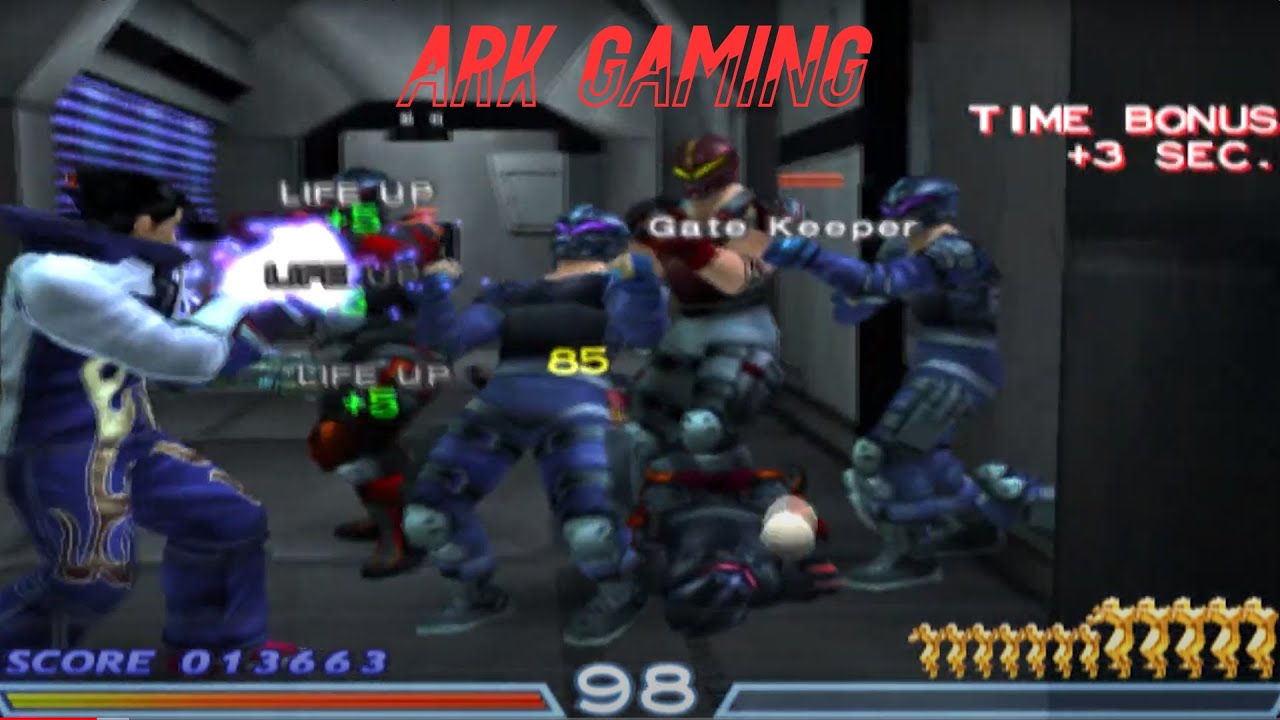 Tekken 4 Force Fight Mode Jin Kazama Gameplay
