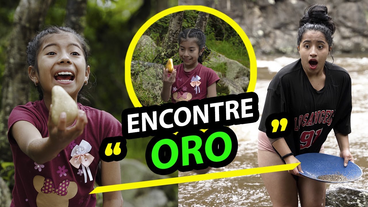 Niña encontró oro en el río y esta fue la reacción de su madre
