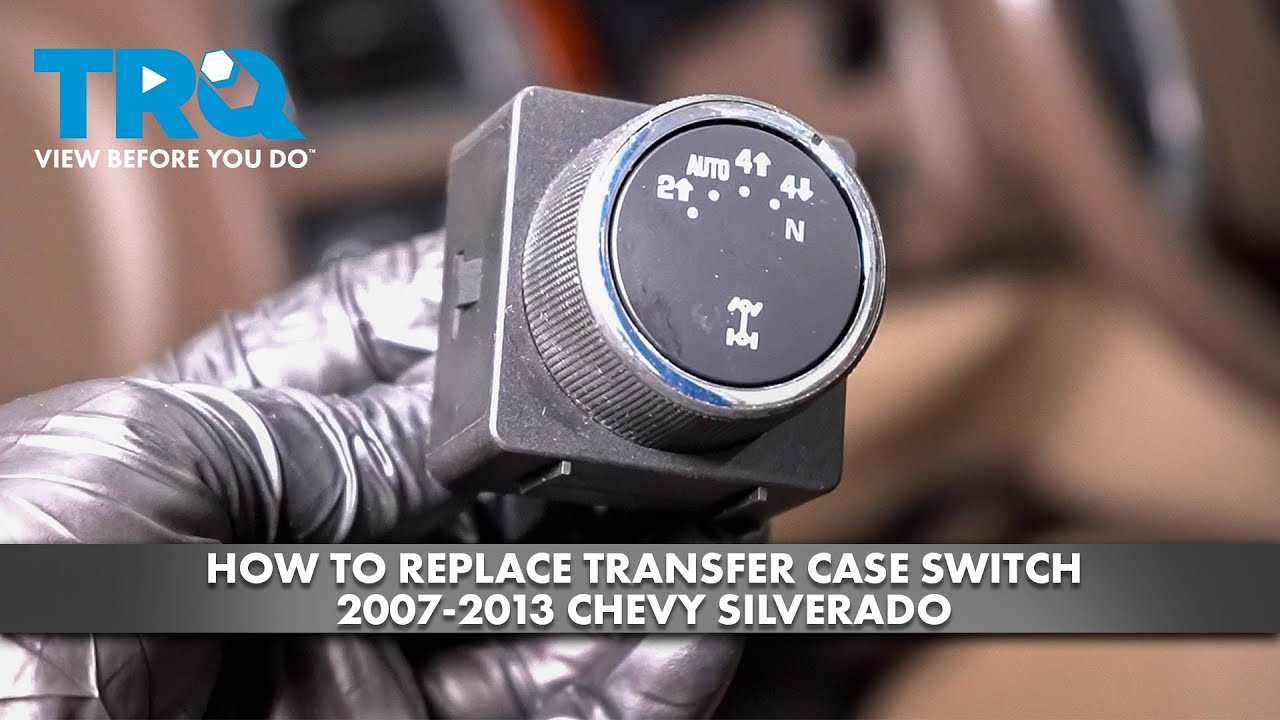 How to Replace Transfer Case Switch 2007-2013 Chevy Silverado