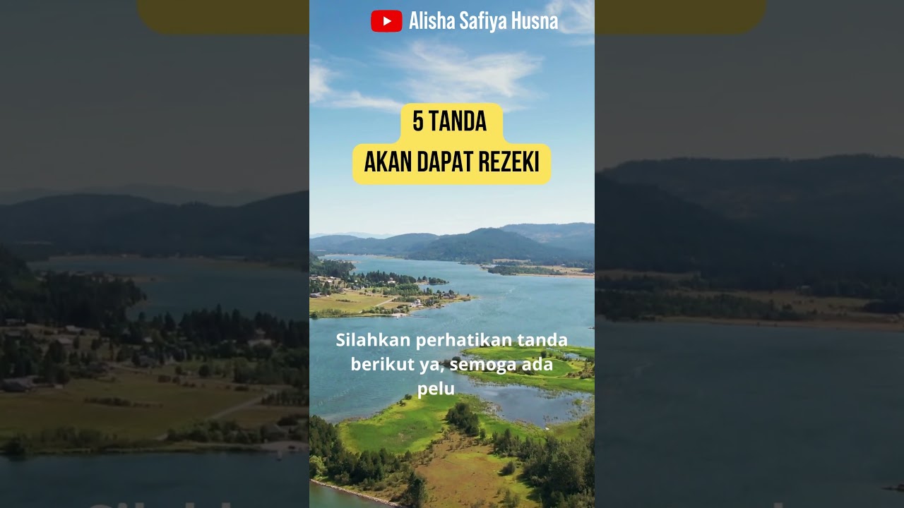5 TANDA AKAN DATANG REZEKI MELIMPAH #alishasafiyahusna #shorts #yearofyou