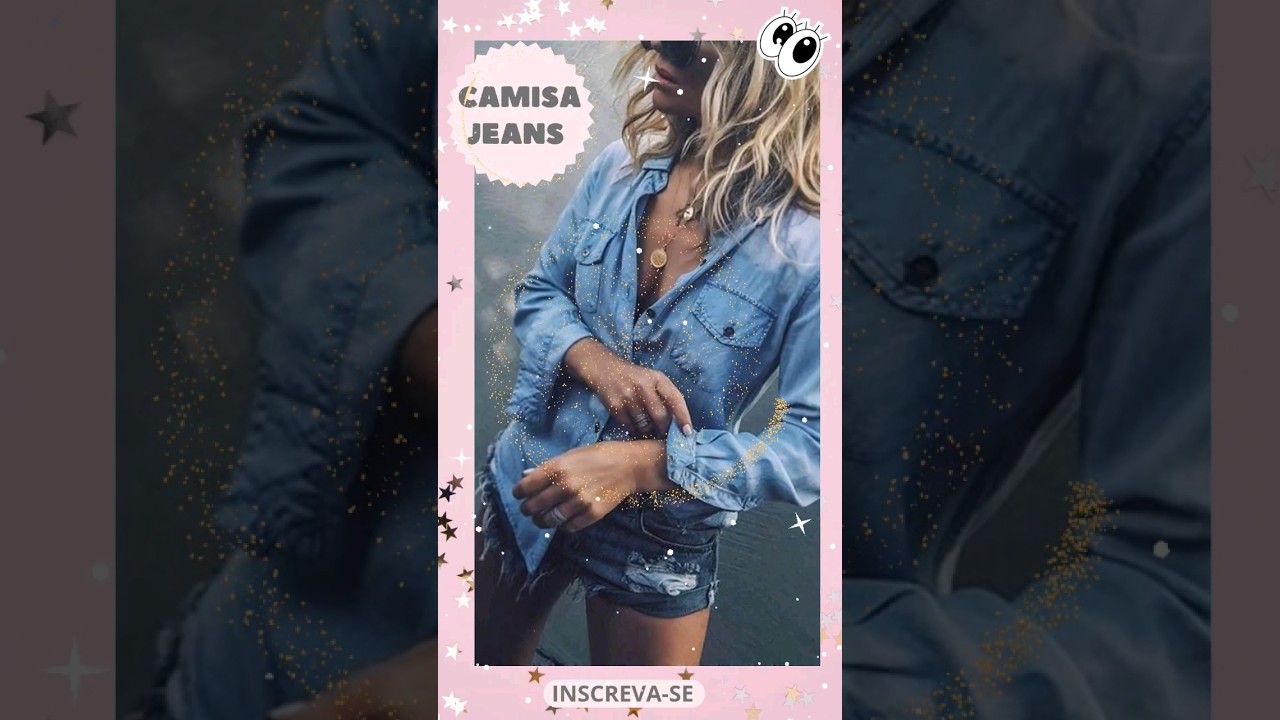COMO USAR CAMISA JEANS #jeans #camisafeminina #tendencias
