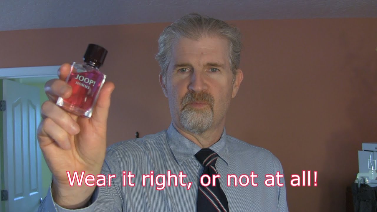 Joop pour Homme EDT: You might be wearing it WRONG!