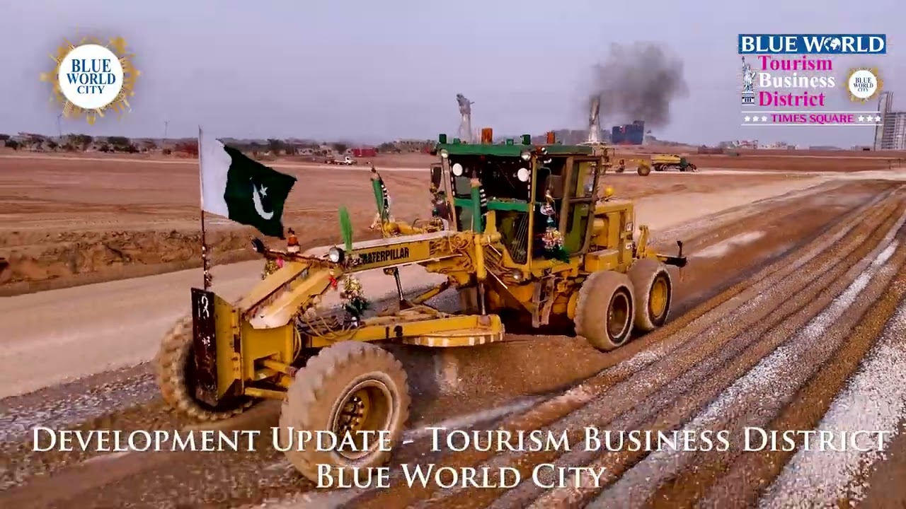 Alhamdulillah - Development in Full Swing @ Tourism Business District, Blue World City.