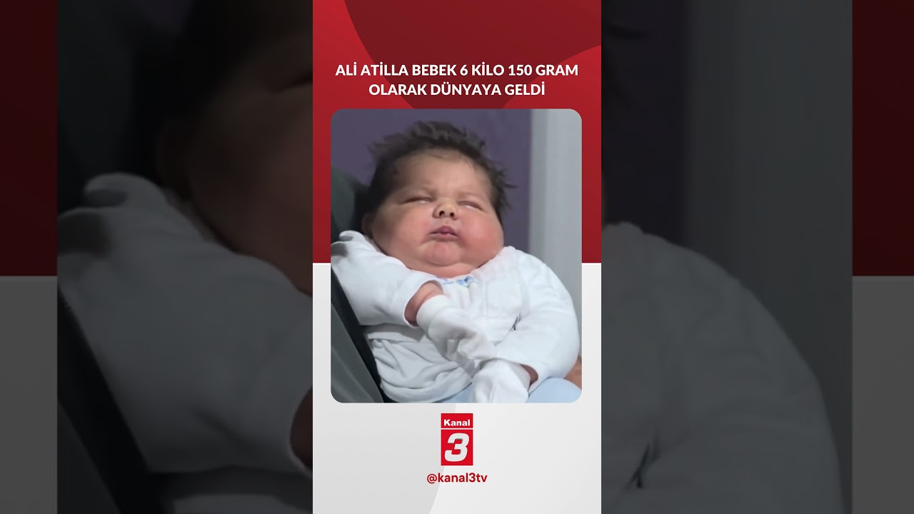 T&uuml;rkiye'nin en uzun ve en kilolu bebeği Ali Atilla, Bursa'da doğdu!