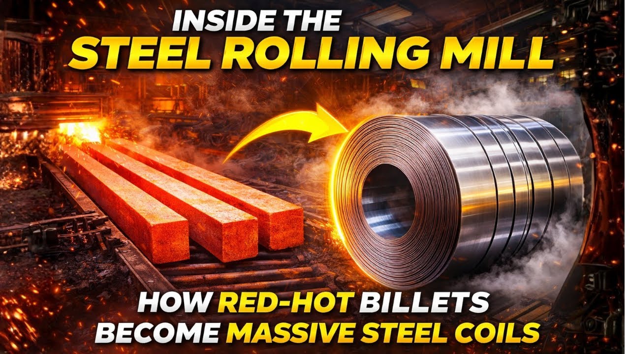 Inside the Steel Rolling Mill: How Red-Hot Billets Become Massive Steel Coils
