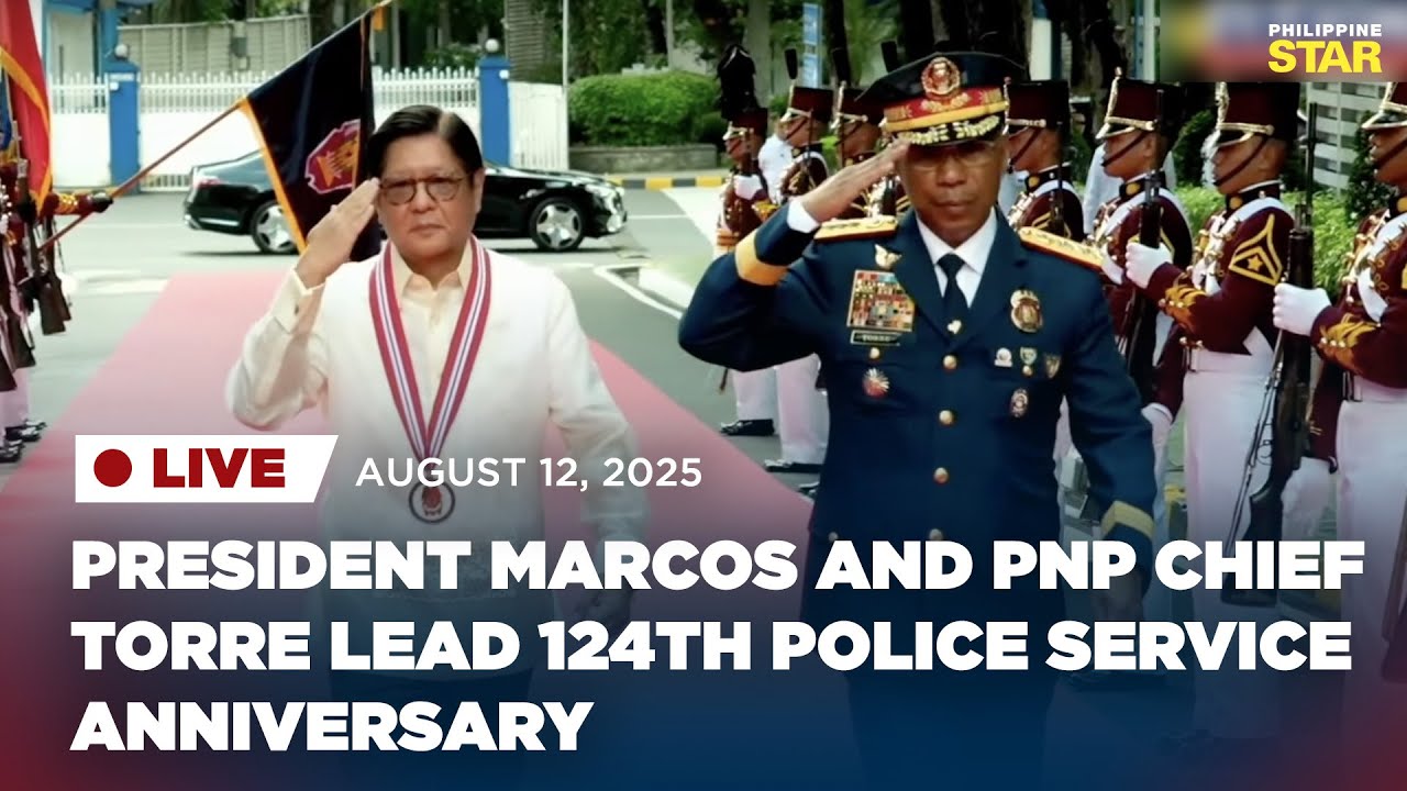 LIVE: President Marcos and PNP Chief Torre lead 124th Police Service Anniversary (August 12, 2025)
