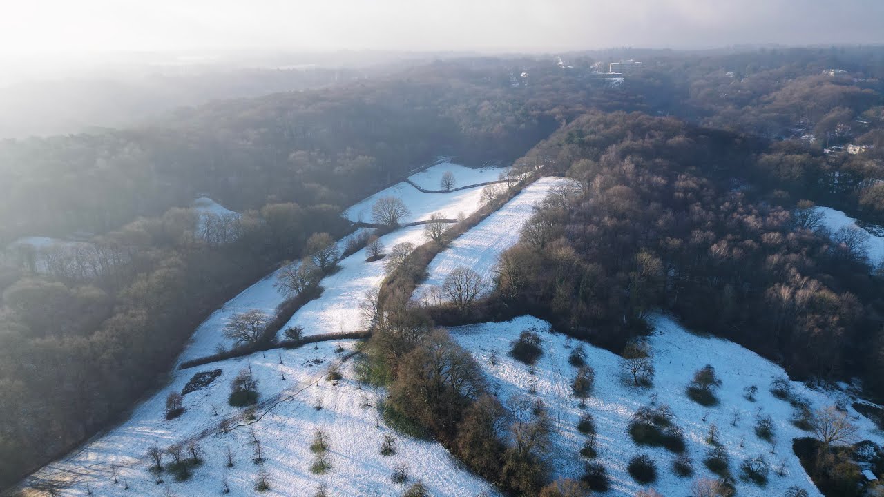 Rijk van Nijmegen in de sneeuw | Drone 4K