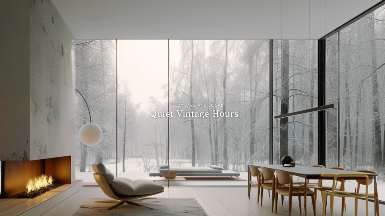 窓辺には終わりゆく冬と、はじまりの気配　自分だけの特別な時間 | Vintage Jazz ｜Quiet Vintage Hours