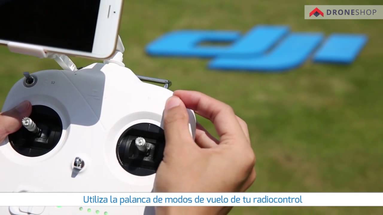 DJI Phantom 3 Modos inteligentes de vuelo  Asegurar curso y asegurar posición