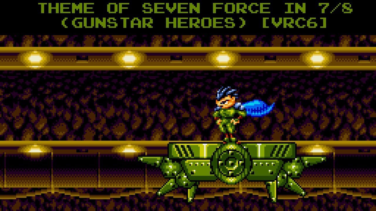 Famitracker Bits - Theme of Seven Force in 7/8 (Gunstar Heroes) [VRC6]