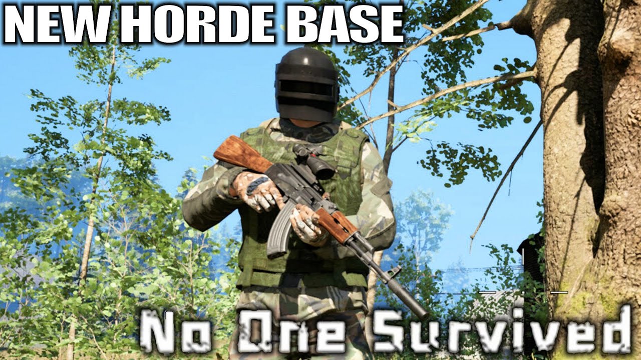 Playing Around with New Horde Base Designs | No One Survived Gameplay
