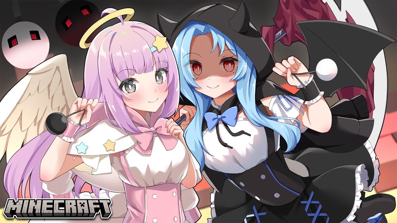 🪐【マイクラ】一気見！天使と悪魔になった2人の少女👼🏼😈～総集編～【ゆっくり実況】