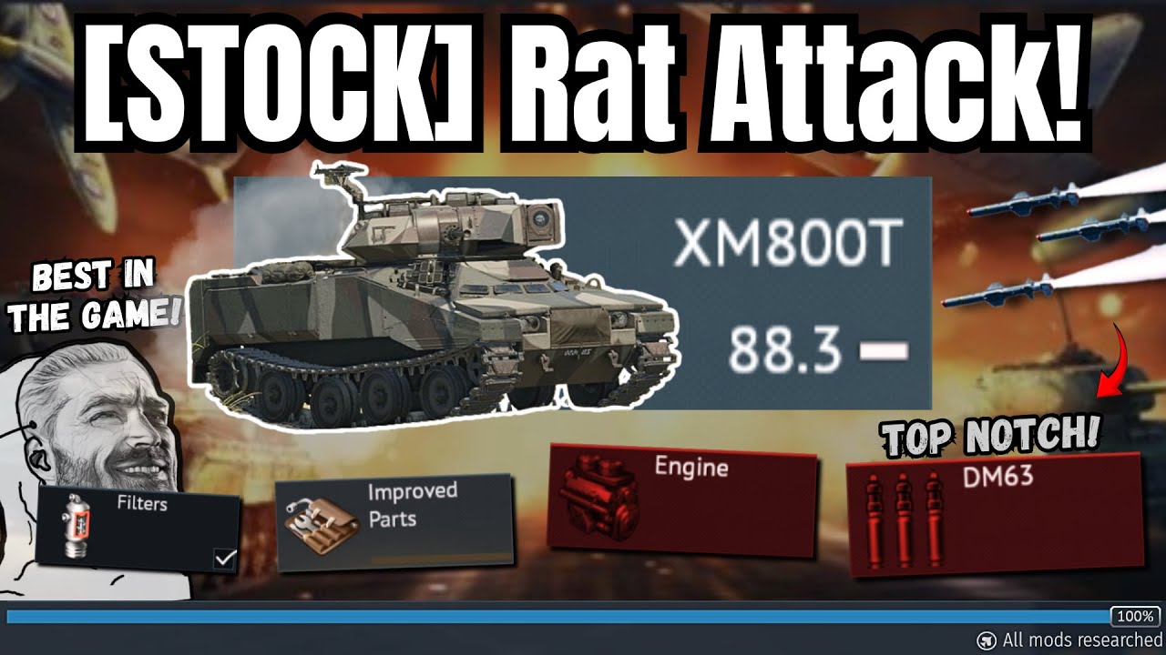 A Tank so ANNOYING it became Popular... [STOCK] XM800T Grind!🔥| Get it before it gets NERFED!