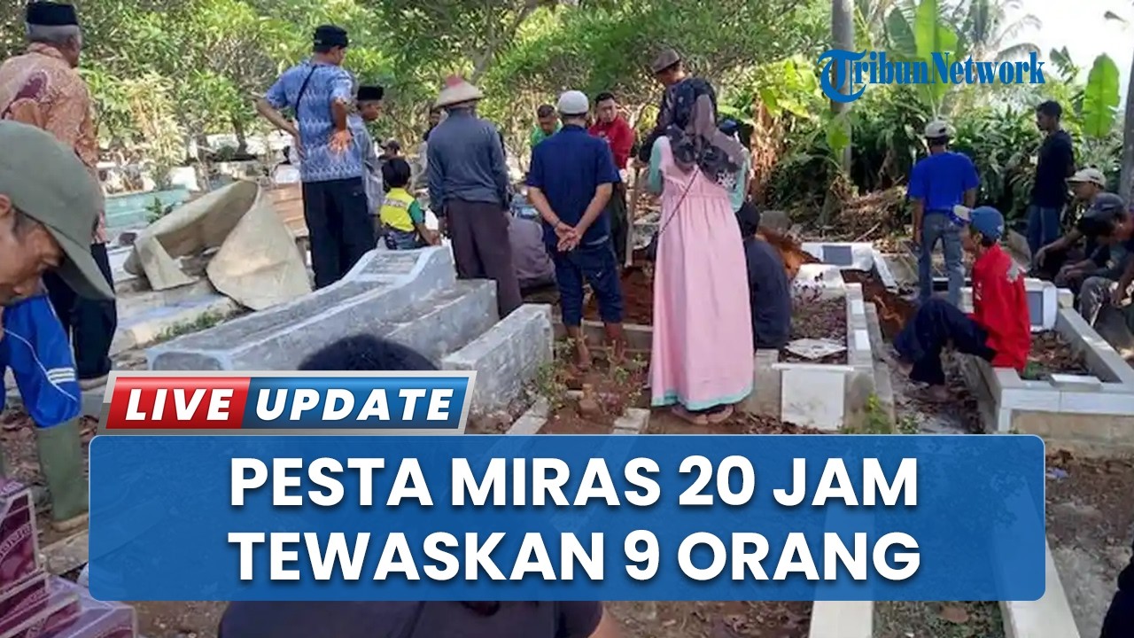 Pesta Miras Oplosan 20 Jam di Subang Tewaskan 9 Orang, Korban Alami Mata Merah, Nyeri Perut, Kejang