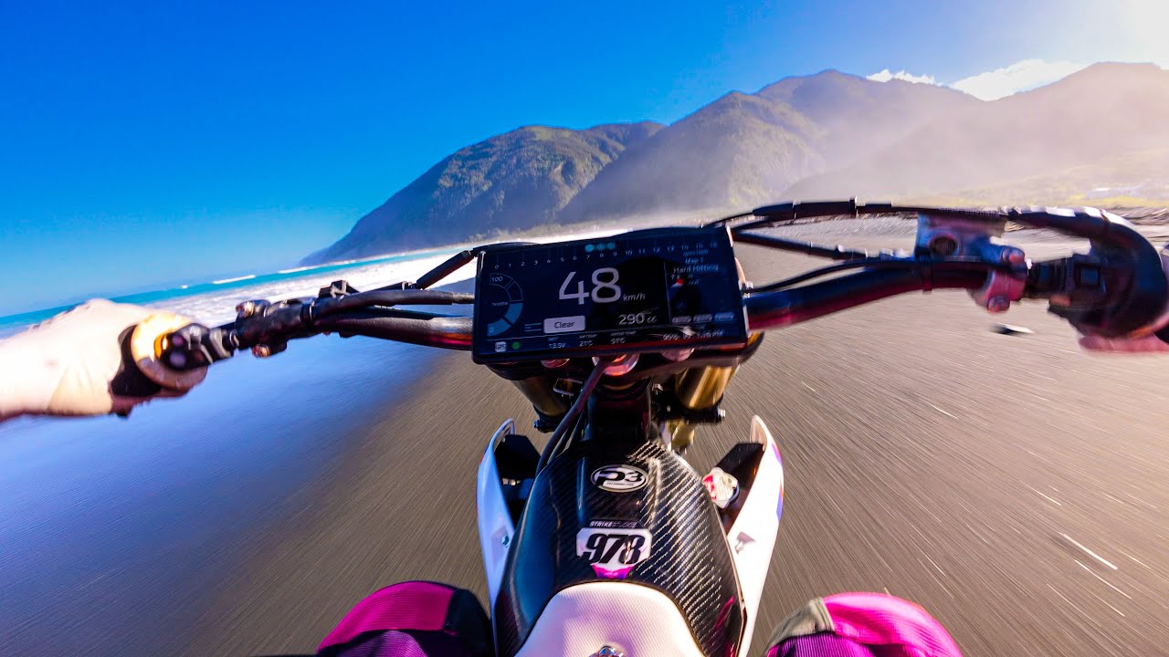 YZ450F | RIDING NEW ZEALAND'S CRAZIEST COASTLINE!!! (RAW SOUND) 4K