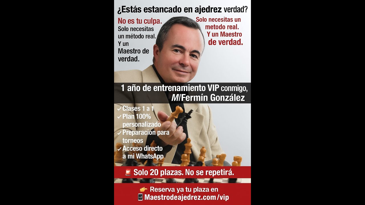 Aprende a Pensar como un Maestro Internacional | Ajedrez Online con Fermín González