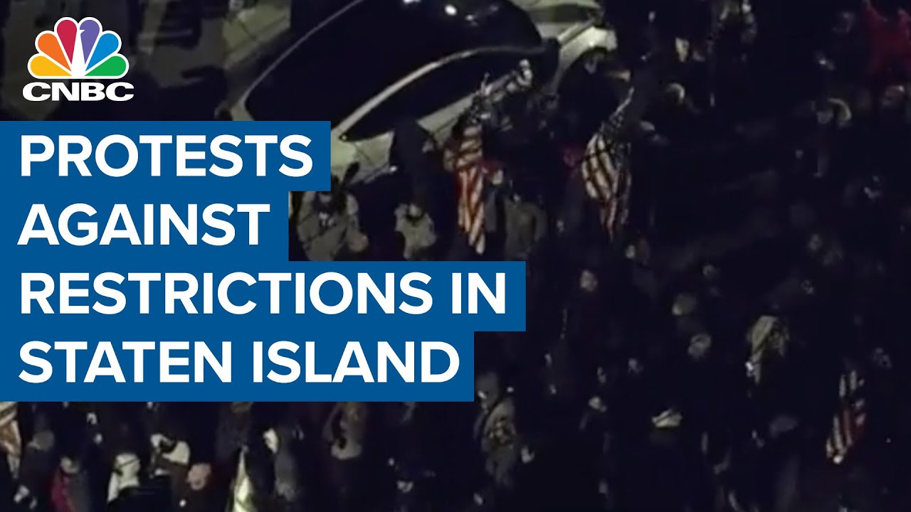 Protests continue in Staten Island after bar refuses to follow Covid-19 measures