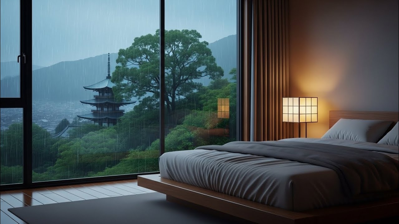 The best room view and sound of rain 🌧️#relax#sleepsounds#rain#nature#trending#calm#rainsounds#asmr 