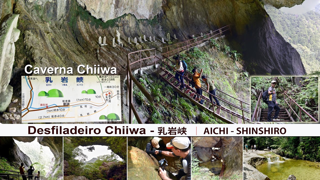 Desfiladeiro Chiiwa da cidade de Shinshiro
