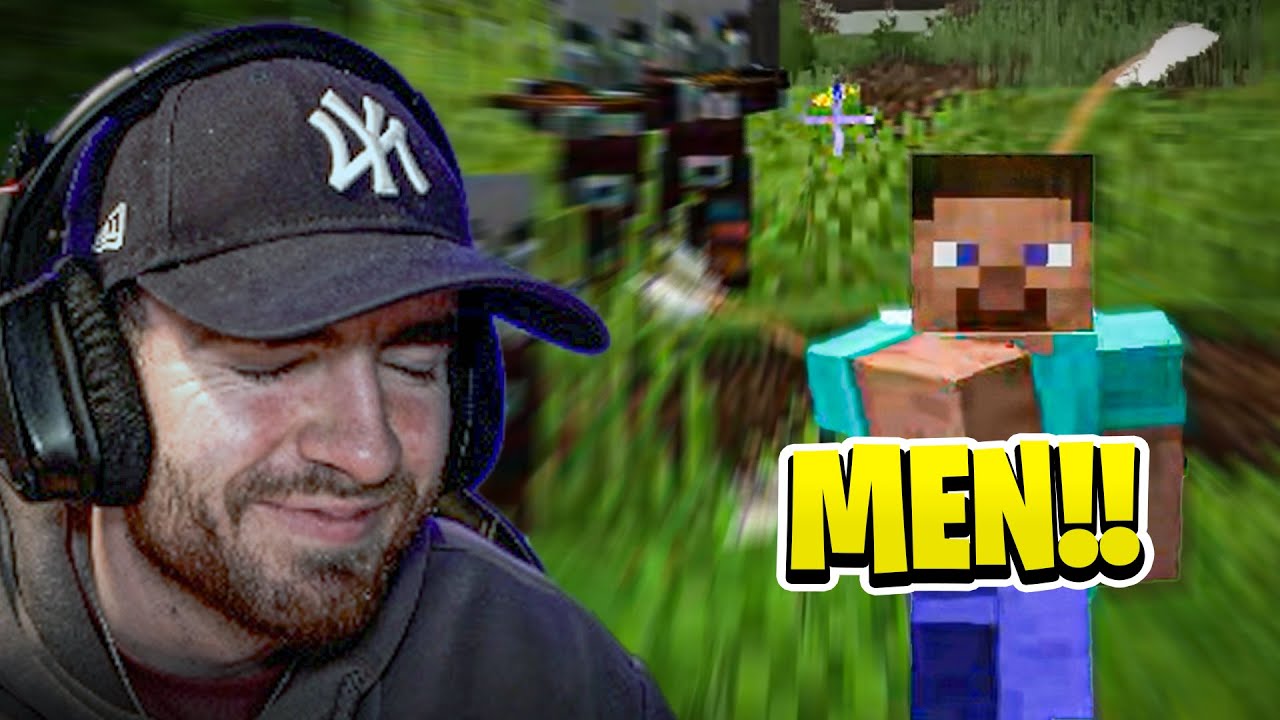 Майк Окслонг пробует свои силы в Minecraft...