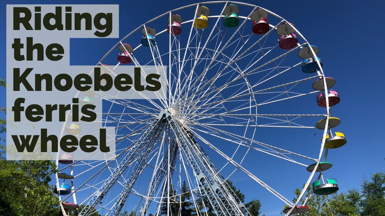 Riding the ferris wheel at Knoebels Amusement Park POV