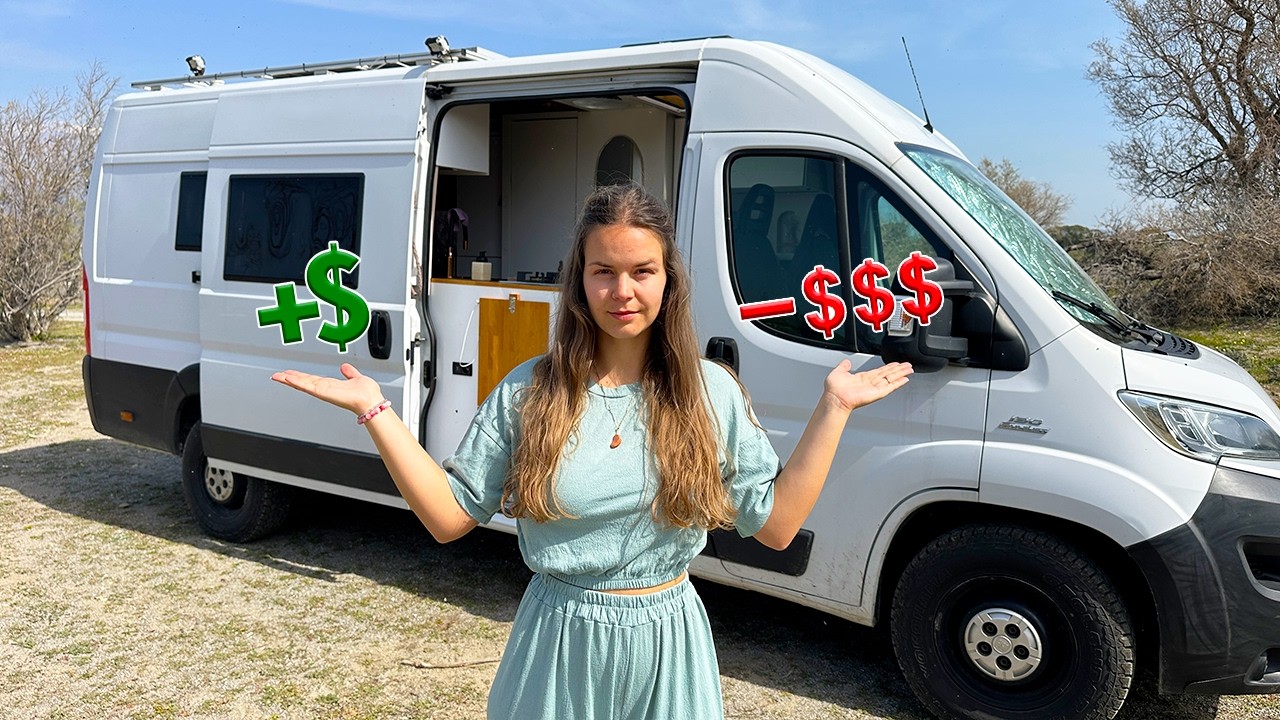 KOLIK nás STOJÍ MĚSÍC v DODÁVCE? 🤔 [vanlife kréta]