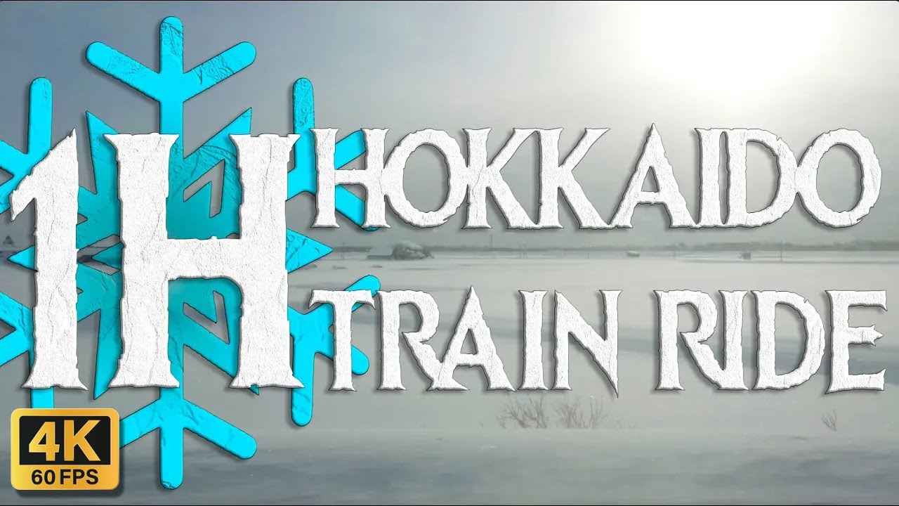 Hokkaido Winter Train | Japan | Scenic Railway | One hour