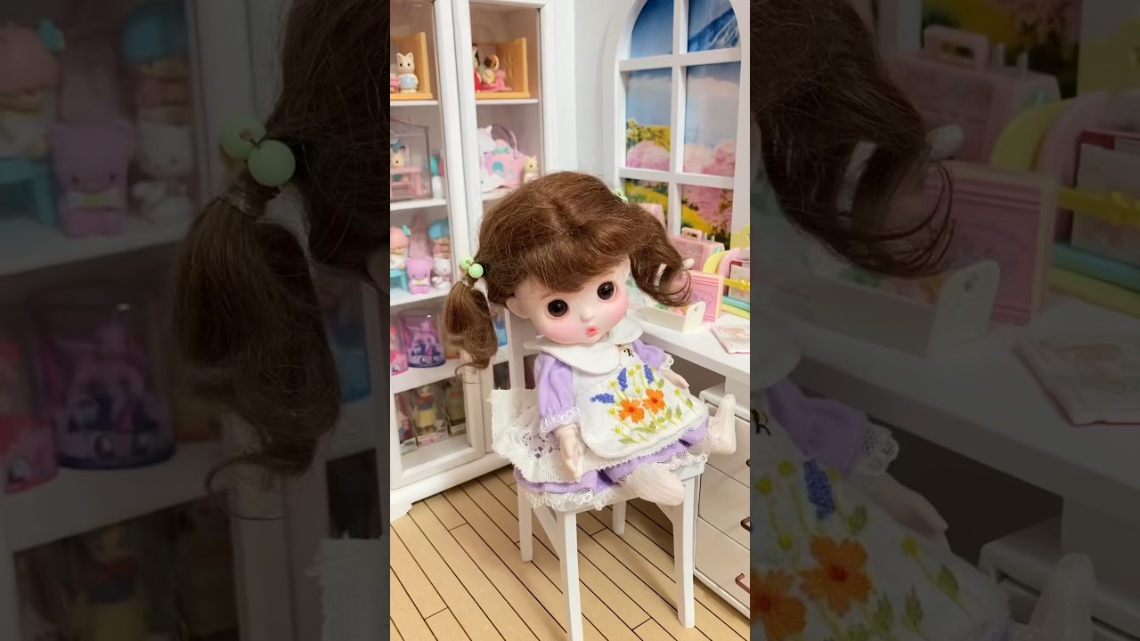 Luladoll Amy BJD doll from a friend! #bjd #dolls #toys #diorama #miniature