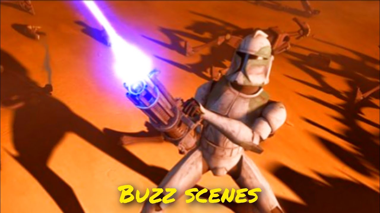All Sergeant Buzz scenes - The Clone Wars