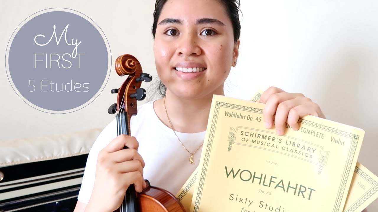 Wohlfahrt etude no.1-4 | Kreutzer no.2 - my first 5 violin etudes as an adult beginner on the violin