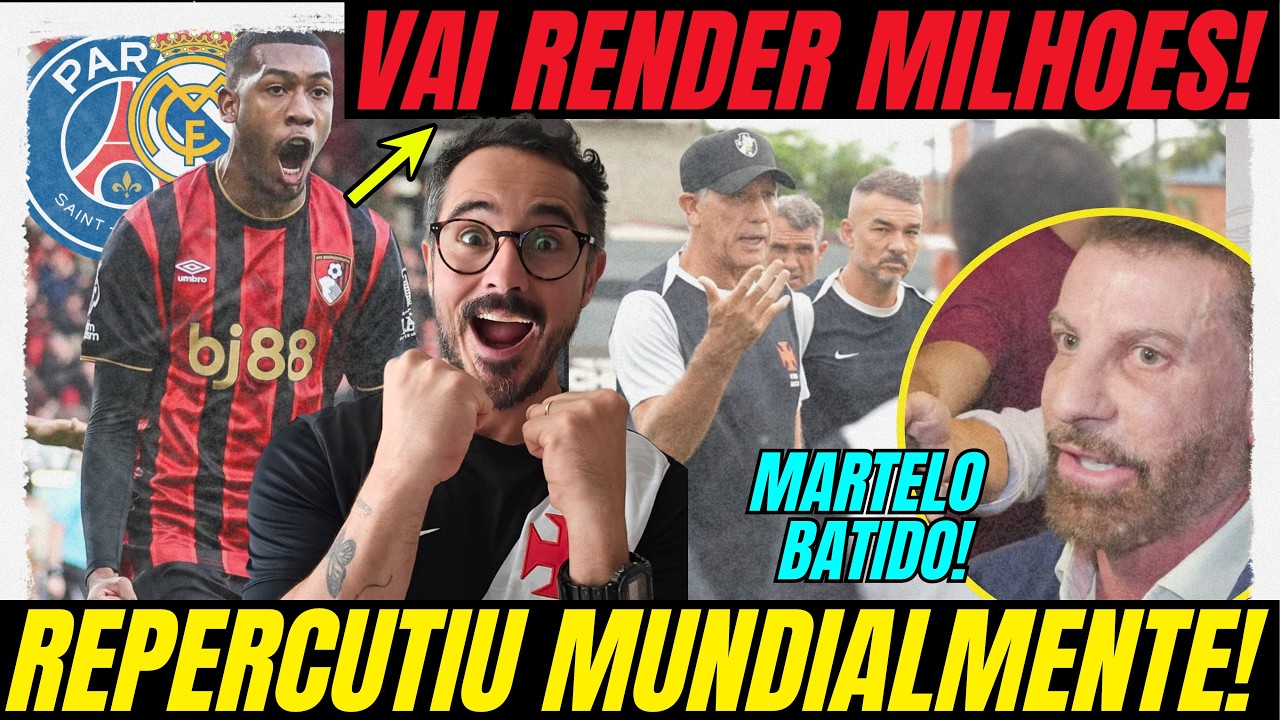 PODE COMEMORAR! REPERCUTIU MUNDIALMENTE E VAI RENDER MILH&Otilde;ES AO VASCO! RENATO BATEU O MARTELO!