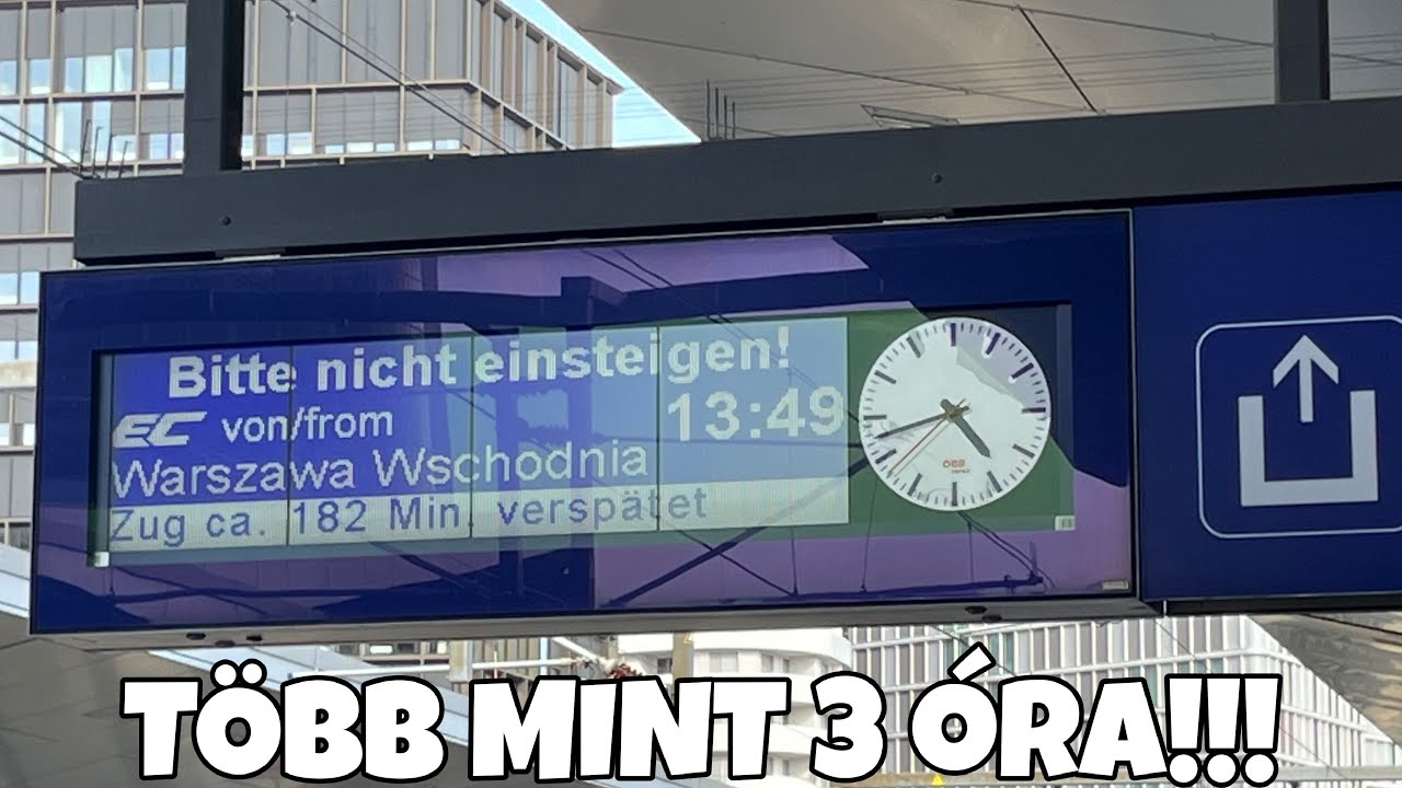 182 PERC KÉSÉS...8 WC-BŐL 5 NEM MŰKÖDIK... AVAGY A NYUGATI VASÚT POKLA...