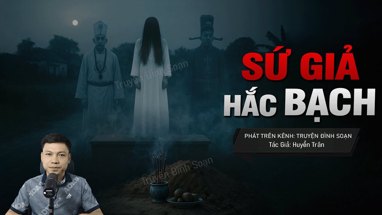 Truyện Ma Đình Soạn Mới: SỨ GIẢ HẮC BẠCH – Lễ Cháo Trắng Gọi Vong Giữa Đêm Khi Hai Cõi Giao Hòa