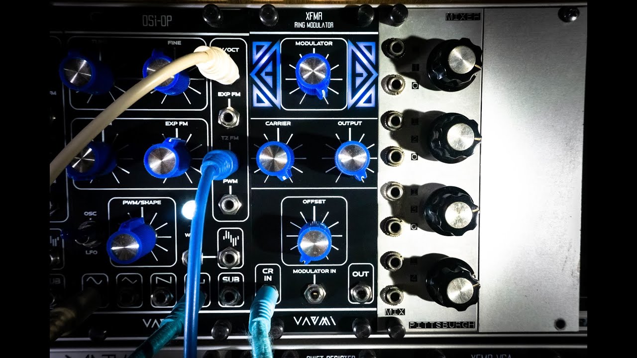 XFMR Ring Modulator : Short Review : Vaemi (Eurorack) #synthesizer #transformer #bode #active
