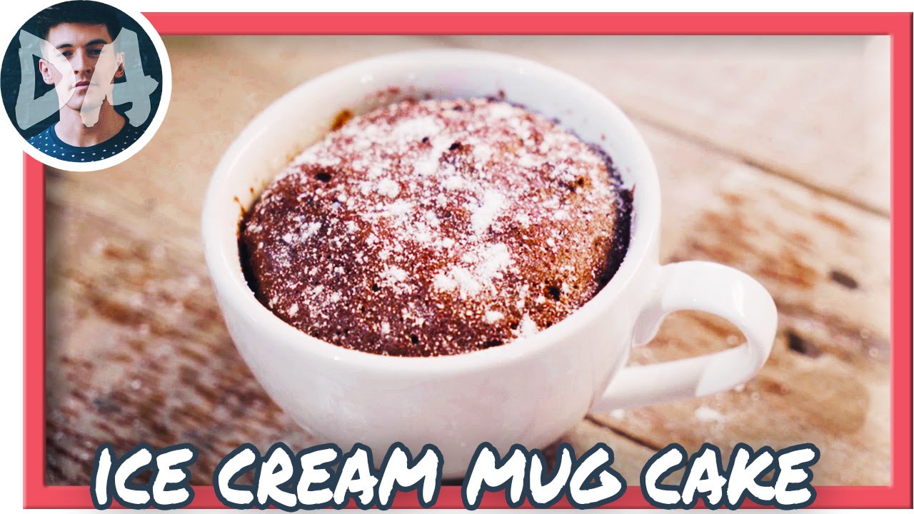 Ice Cream Mug Cake (3 Ingredients!)