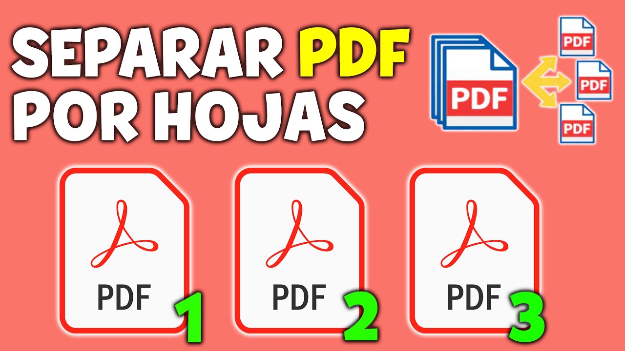 COMO SEPARAR PDF POR HOJAS 2025