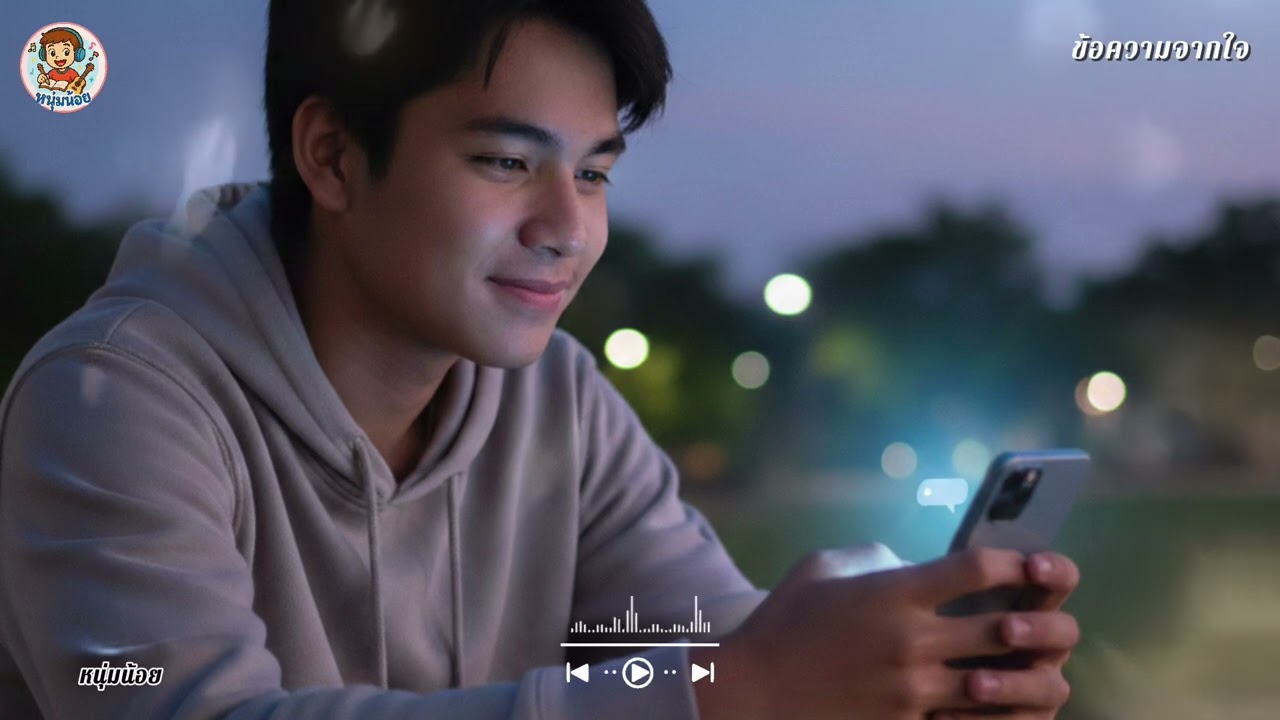 🎵 ข้อความจากใจ | แค่ชื่อเธอเด้งมา ใจก็ยิ้มแล้ว | หนุ่มน้อย