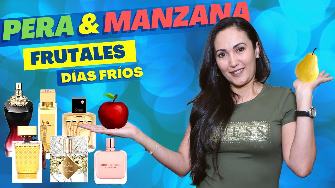 🍐Pera y Manzana 🍎🍏, perfumes frutales 😊💗 deliciosos 😍 Climas ⛄❄ Fr&iacute;os, para mujer 2024