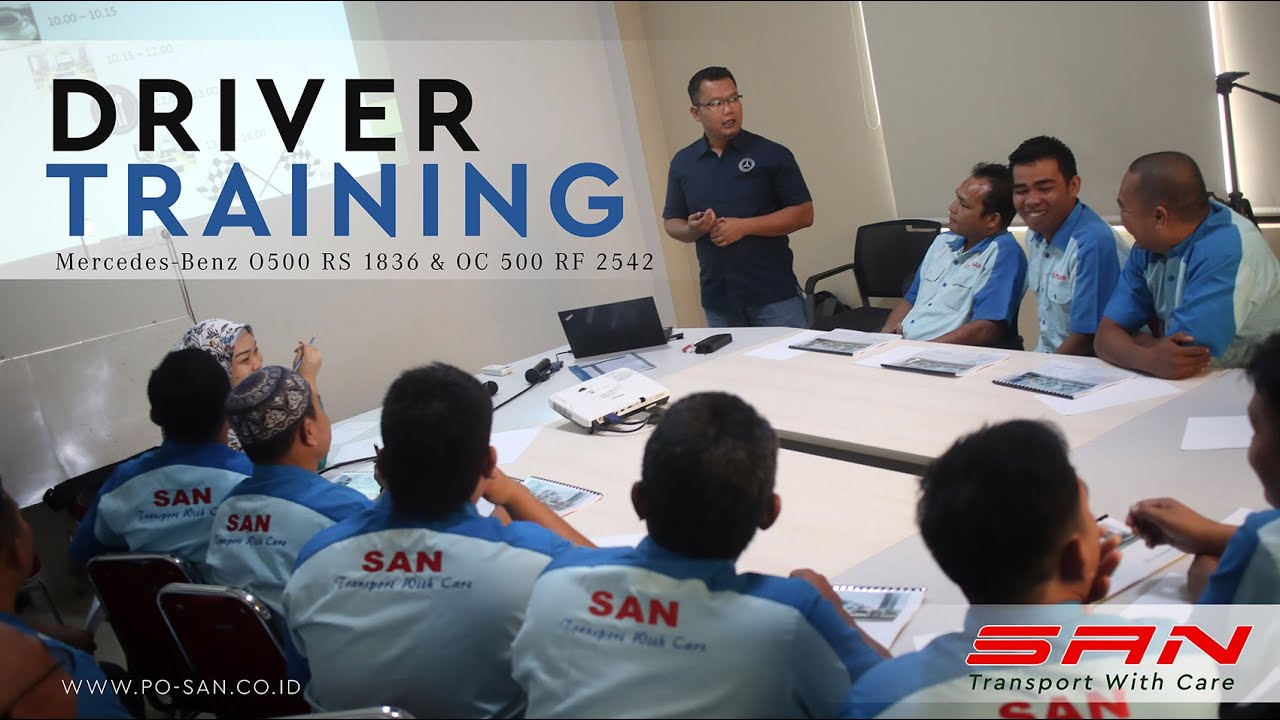 Training Driver PO. SAN dengan Mercedes Benz
