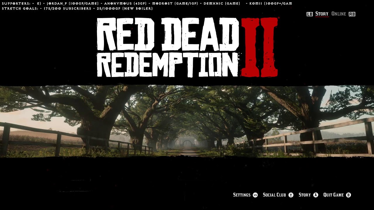 BBG's Livestream! | Red Dead Redemption 2 (First Playthrough)