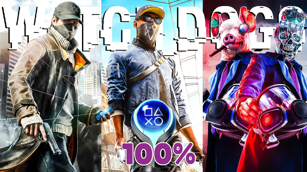WATCH DOGS Trilogy - 100% Walkthrough No Commentary