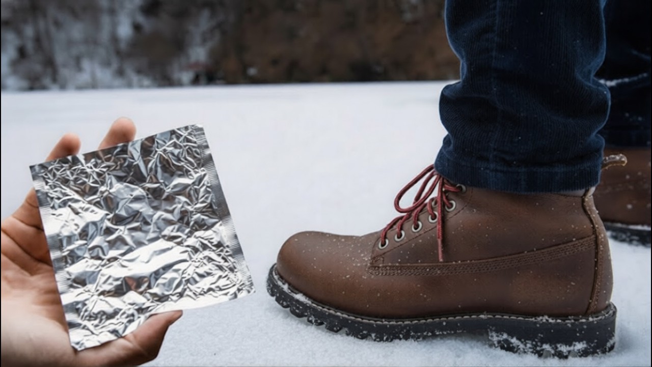 THIS warms your feet better than a heater, and you throw it away!