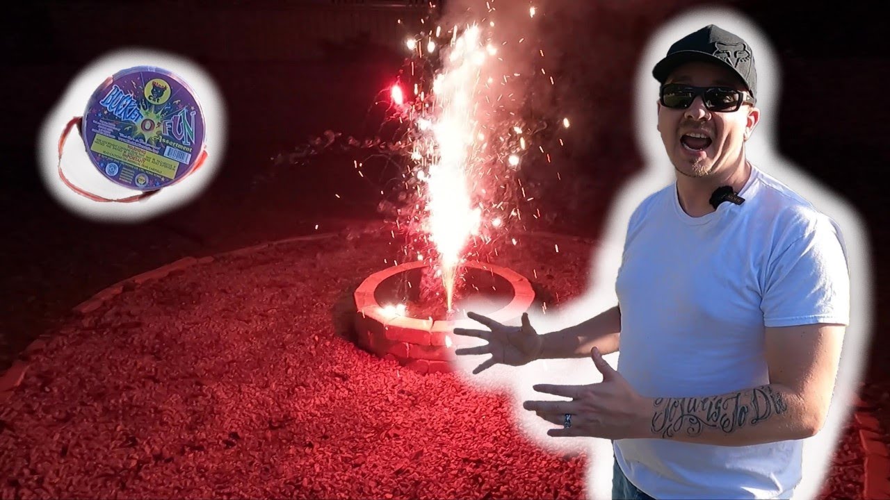Bucket O' Fun Assortment Unboxing AND Demo Black Cat Fireworks